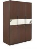 @home Angel 3 Door Wardrobe In Brown Colour