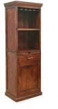 @Home Antico Bar Cabinet In Walnut Finish