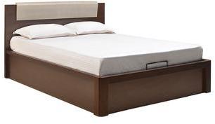 @home Aveeno Astra King Size Bed With Walnut Finish