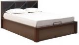 @home Aveeno Aura Queen Size Bed With Walnut Finish