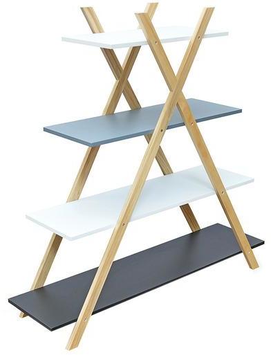 @home Avone Four Tier Open Book Shelf in Multi Colour