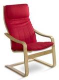 @home Baker Professional Chair In Red Colour