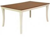 @home Benny Six Seater Dining Table In White Colour