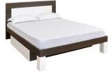 @Home Berry Queen Bed In Walnut & White Colour