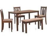 @Home Bony Dining Set In Brown Colour