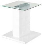 @home Brick End Table In White Colour