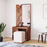 @home By Nilkamal Ankara Solid Wood Dressing Table