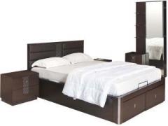 @home By Nilkamal Engineered Wood Bed + Side Table + Dressing Table