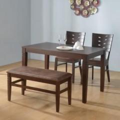 @home By Nilkamal Fern Solid Wood 4 Seater Dining Set