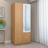 @home By Nilkamal Indio Engineered Wood 2 Door Wardrobe