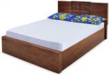 @home By Nilkamal Monalisa Solid Wood Queen Bed With Storage