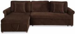 @home By Nilkamal Sanders Double Solid Wood Sofa Bed