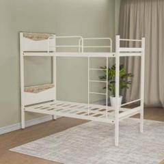 @home By Nilkamal Urbenia Bunk Bed Without Storage for Kid's Room, Dormitory with Powder Coated Metal Single Bed