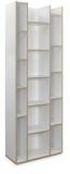 @home Caper Oak Open Book Shelf In White Colour