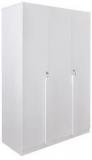 @home Capital Three Door Wardrobe In Glossy White Colour