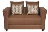 @home Captiva Two Seater Sofa In Brown Colour