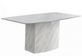 @Home Charlotte Six Seater Dining Table In White Colour