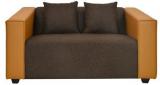 @home Diana Two Seater Sofa In Camel Colour