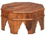 @home Dynasty Octongal Center Table With Walnut Finish