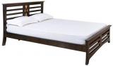 @home Edge King Bed In Walnut Colour