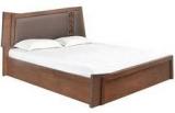 @Home Everest Queen Bed In Brown Colour