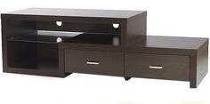 @home Fortune AV Wall Unit In Dark Walnut Colour