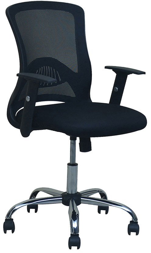 @home Frank Mediam Back Office Chair in Black colour