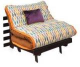 @home Futon Single Sofa Cum Bed In Multicolour