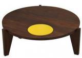 @home Gotham Center Table In Yellow Colour