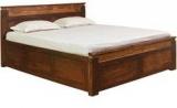 @Home Impression Storage Queen Bed In Brown Colour