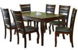 @Home Larissa Six Seater Dining Set In Cappuccino Colour