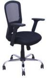 @home Matrix Mid Back Office Chair In Black Colour