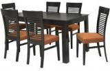 @Home Mellow Six Seater Dining Set In Cappuccino Colour