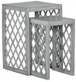 @home Miraya Set Of 2 Nest Table In Grey Colour