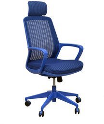 @Home Ocean High Back Office Chair In Blue Colour