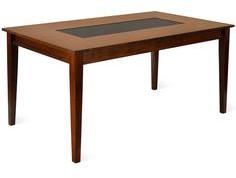 @Home Olivia Six Seater Solid Wood Dining Table In Brown Colour