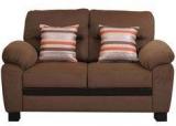 @home Sarah Two Seater Sofa In Brown Colour