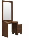 @home Waves Dresser Mirror With Walnut Finish