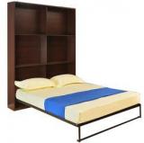 @Home William Queen Bed In Walnut Finish