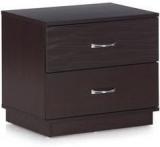 @Home Winner Bedside Table In Dark Walnut Finish