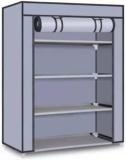 Attache Metal 4 Door Wardrobe