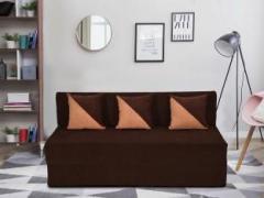 Auspicious Home King Size 6X6 Brown Sofa cum bed Double Sofa Bed