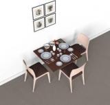 Auspicious Home Ray Wall Mounted 3 Seated Dining Table Engineered Wood 2 Seater Dining Table