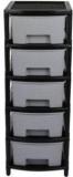 Avaiksa Multipurpose Use 5 Layer Free Standing Utility Plastic Free Standing Chest of Drawers