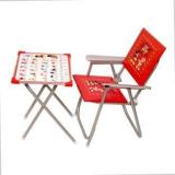 Avani Metrobuzz Kids Folding Table Chair Set For Study And Dining Solid Wood Desk Chair