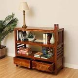 Barzisn Solid Sheesham Wood Console Table For Bed Room, Living Room Solid Wood Side Table