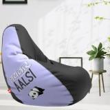 Beannie XL Bhayankar Aalsi Teardrop Bean Bag With Bean Filling