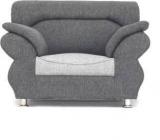 Bharat Lifestyle 107 1 Seater Light Grey Solid Wood 1 Seater Sectional