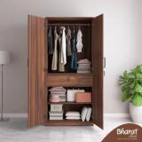 Bharat Lifestyle Atlanta Engineered Wood 2 Door Wardrobe