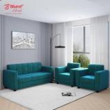 Bharat Lifestyle Deno Fabric 3 + 1 + 1 Sofa Set